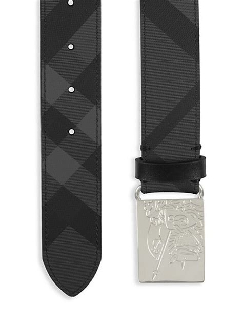 Shop Burberry Luke Check Belt 